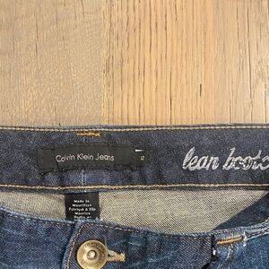 Calvin Klein Dark Denim Bootcut Jeans